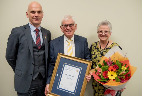 John Burke retires from public service