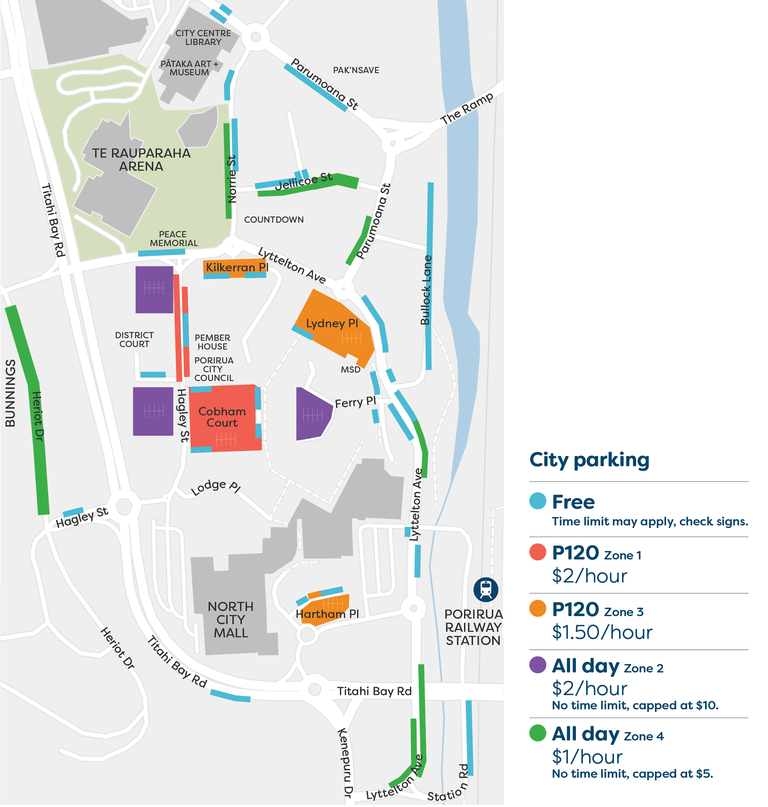 PORIRUA-PARKING-MAP