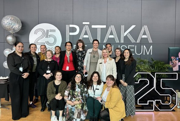 Pataka staff at 25th birthday