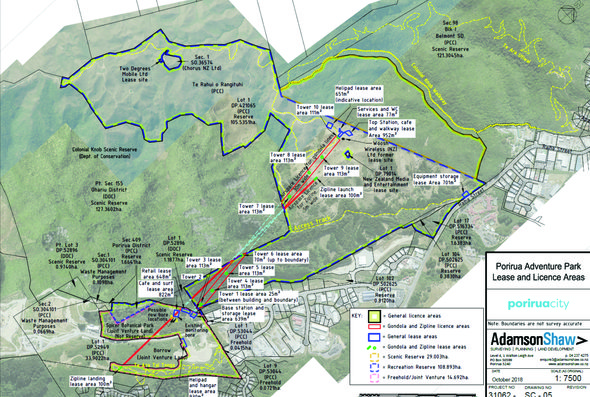 Porirua Adventure Park Lease-Licence Areas