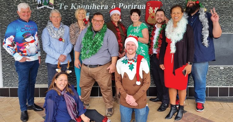 Porirua Councillors Christmas 2022