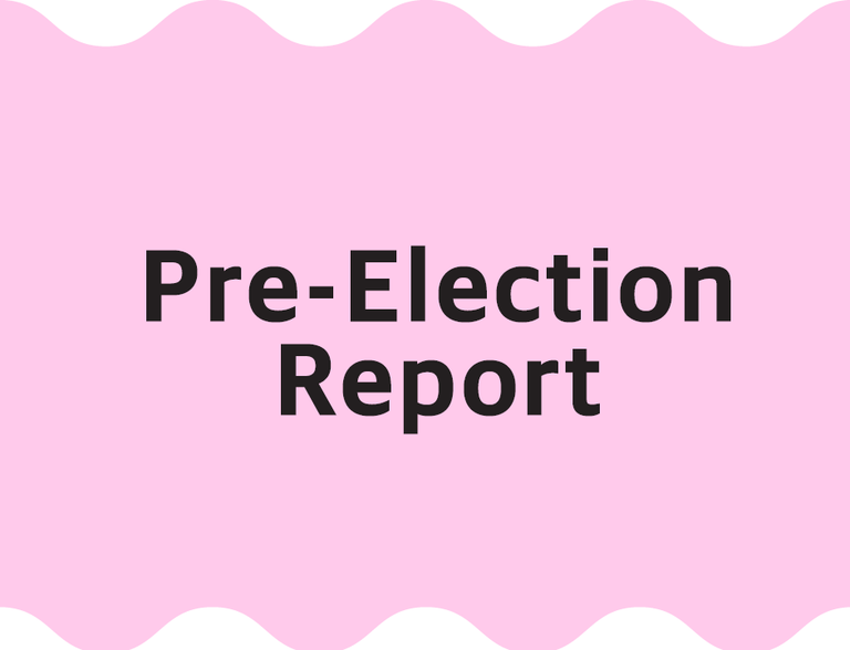 Preelection report