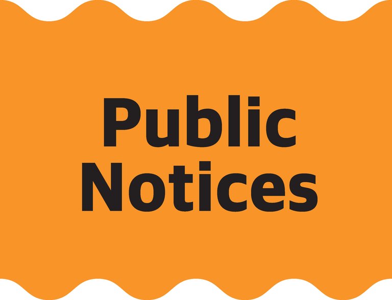 Public notices election asset