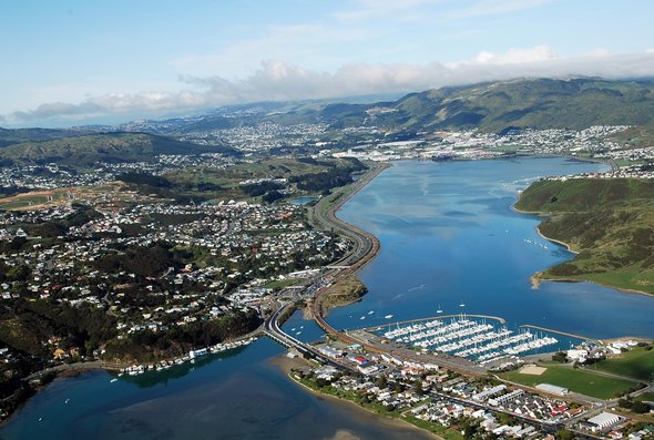 Porirua aerial