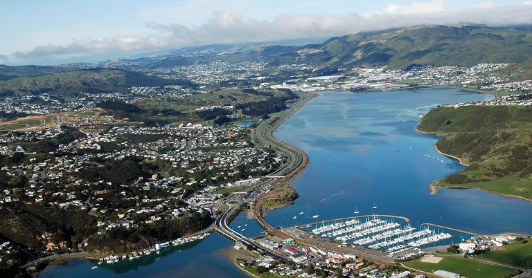 Porirua aerial