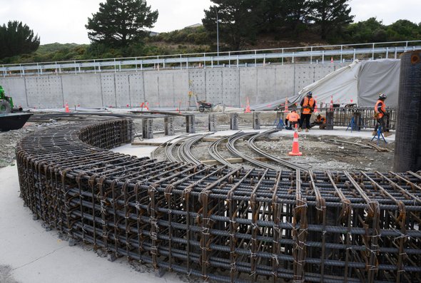 Wastewater storage tank progress