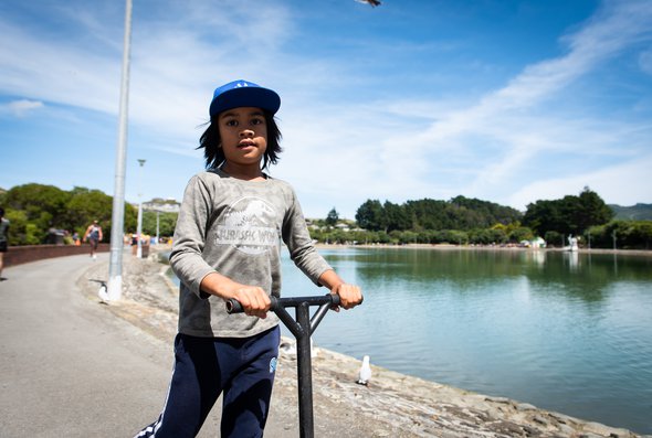 aotea lagoon scooter