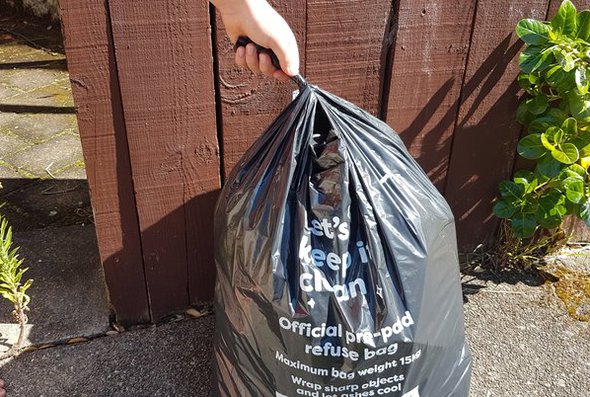 Council refuse bag