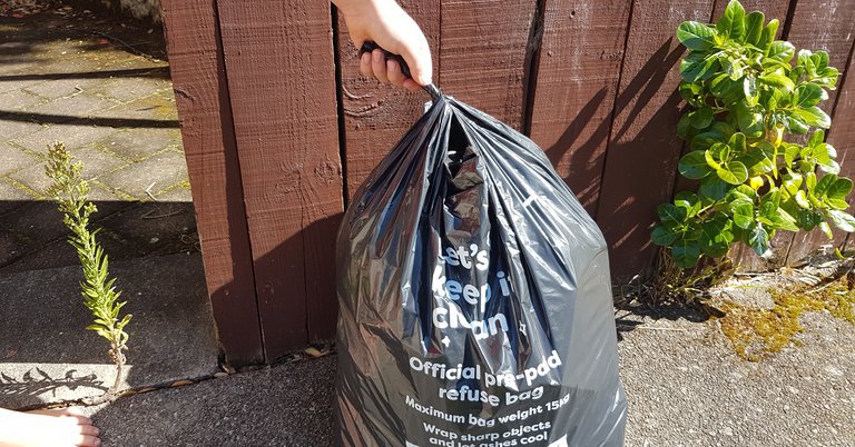 Council refuse bag