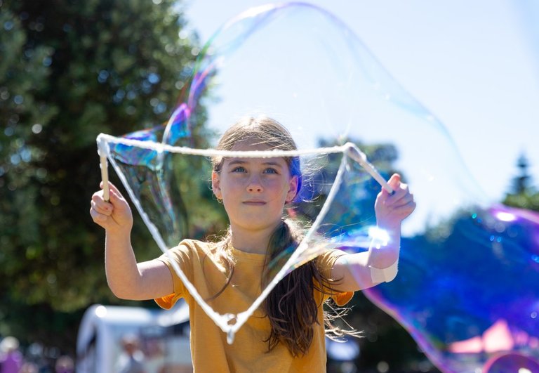bubbles, children's day