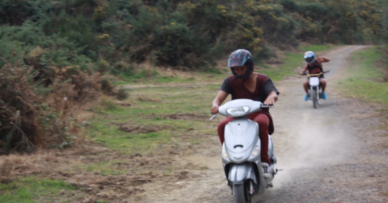 Motorbikes in Bothanley Park