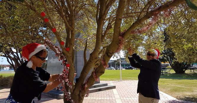 Mayor Mike Tana and Deputy Mayor Izzy Ford