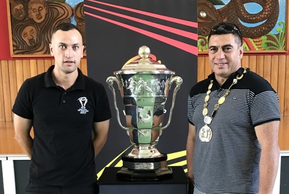 News - Rugby League World Cup with Mayor