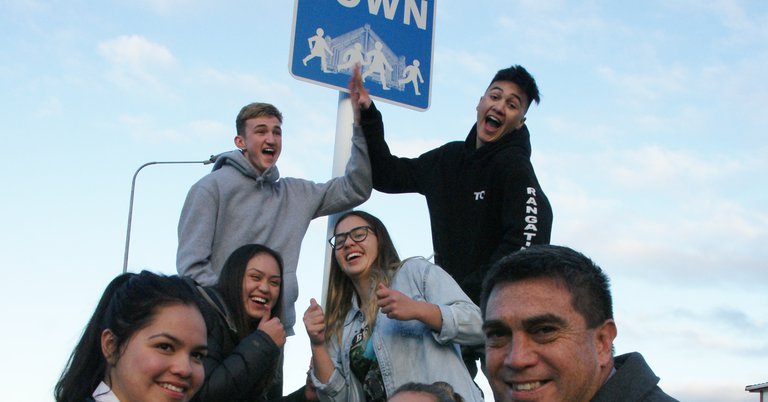 News - Porirua's first bilingual sign