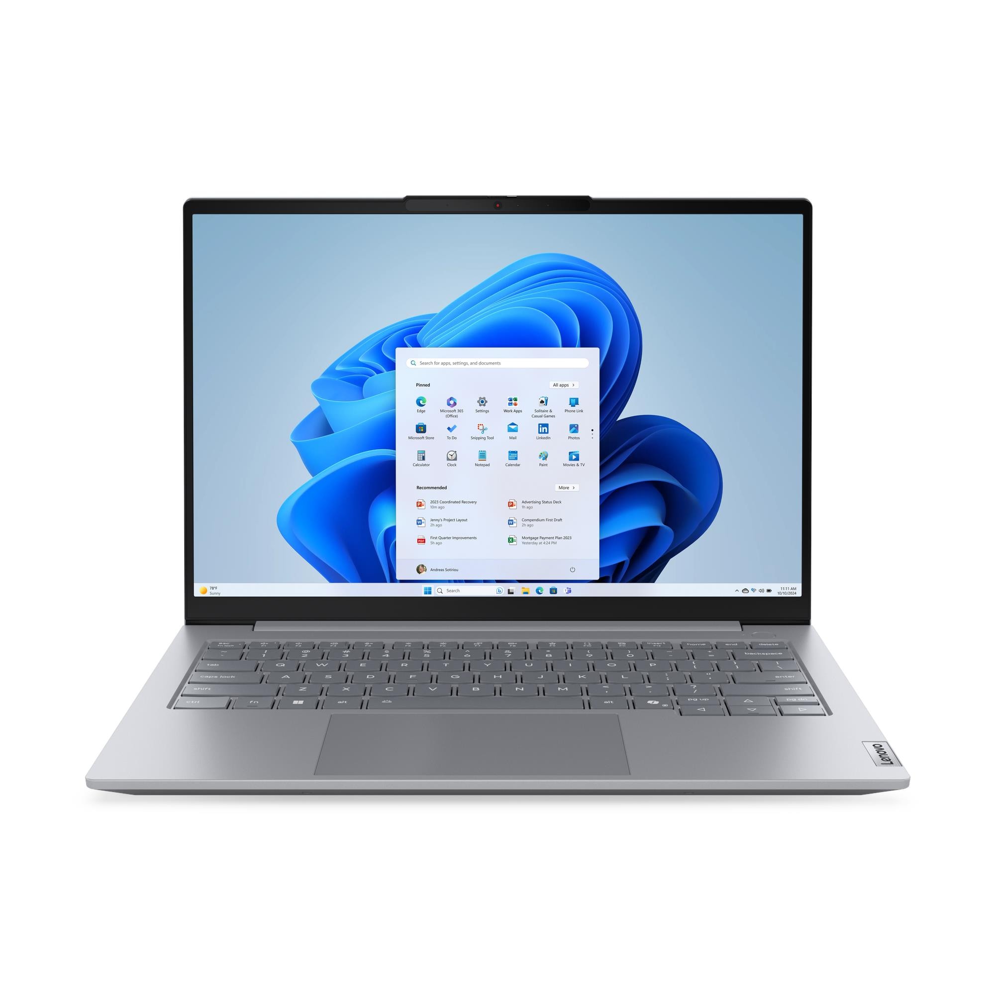 Lenovo Think Book 14 | Core Ultra 7-255H Processor | 16GB DDR5-5600hz Ram | 512GB SSD | Integrated Intel Arc 140T | 14" WUXGA (1920x1200) IPS | Dos | Backlit English Keyboard | Finger Print Reader | Arctic Grey Color | Brand New