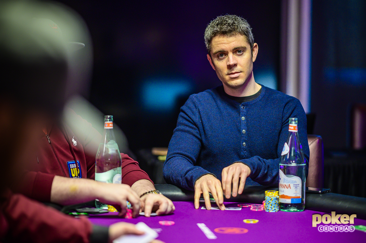 Ben Tollerene during the 2018 Super High Roller Bowl.