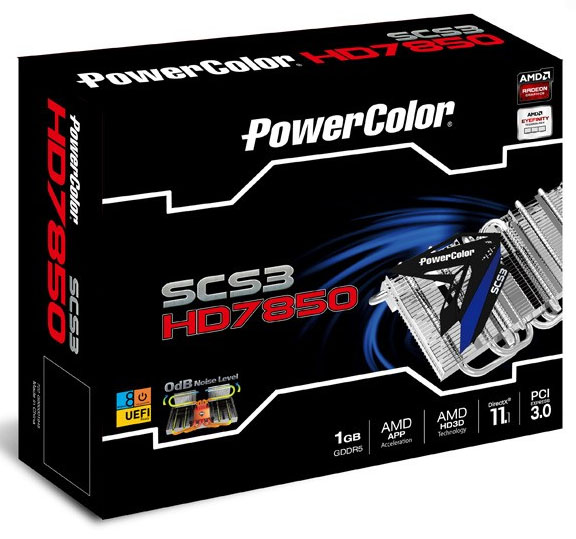 PowerColor uvádí na trh pasivně chlazený  Radeon HD 7850