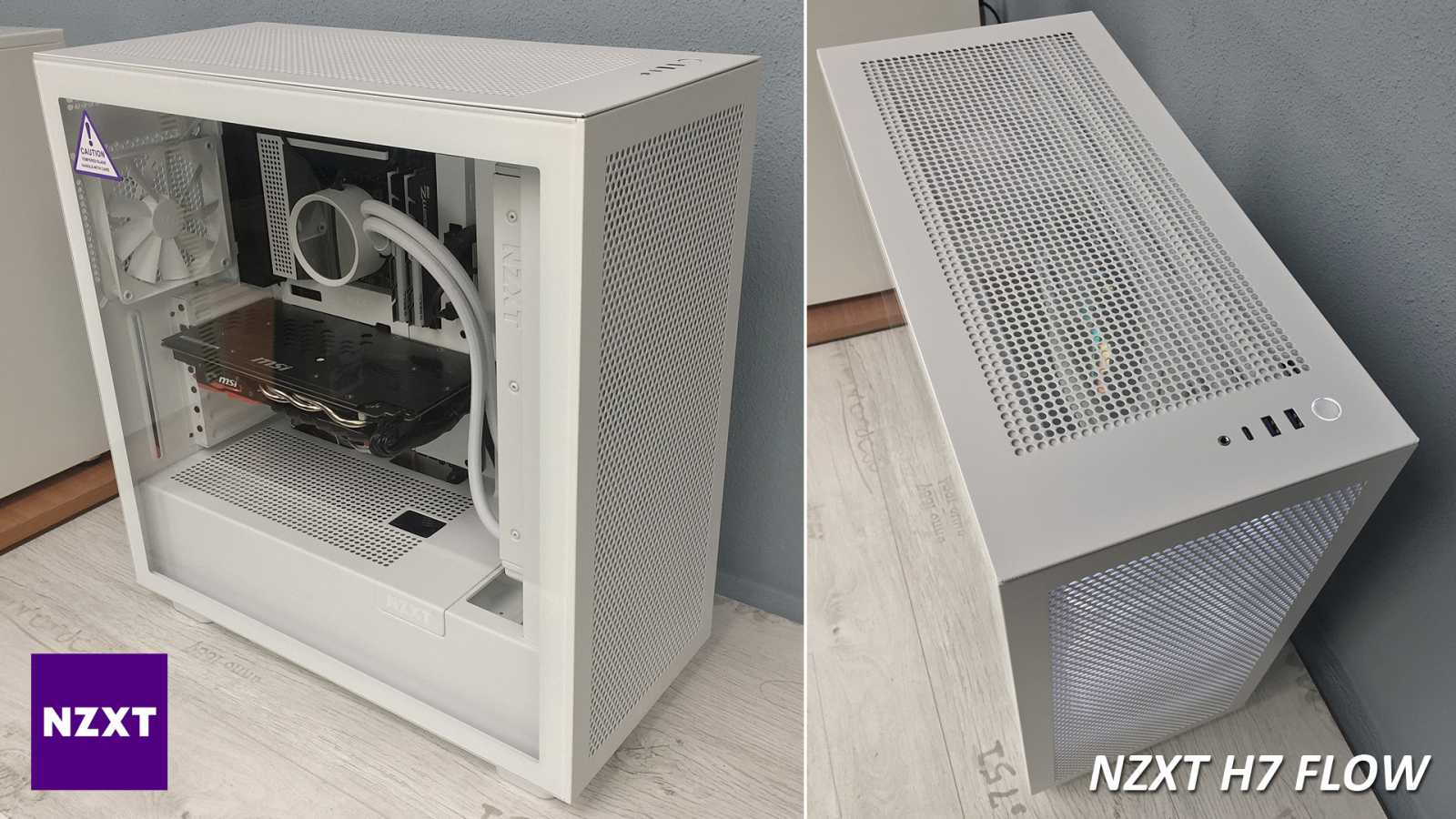 Test skříně NZXT H7 FLOW: více prostoru a lepší odvětrávání pro výkonný hardware