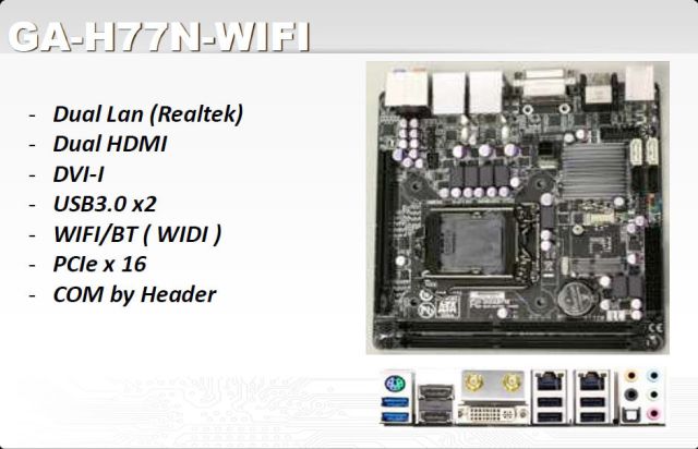 GIGABYTE H77N-WiFi: mini ITX deska vhodná jako základ pro domácí servery a HTPC