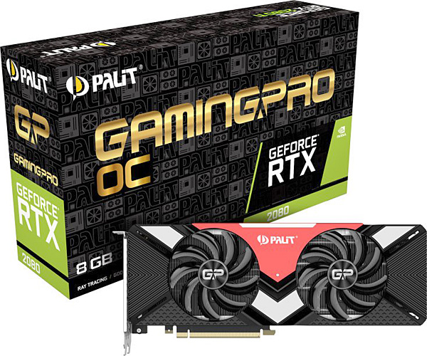 Grafická karta nVidia GeForce RTX 2080 – PALiT GeForce RTX 2080 GamingPro OC