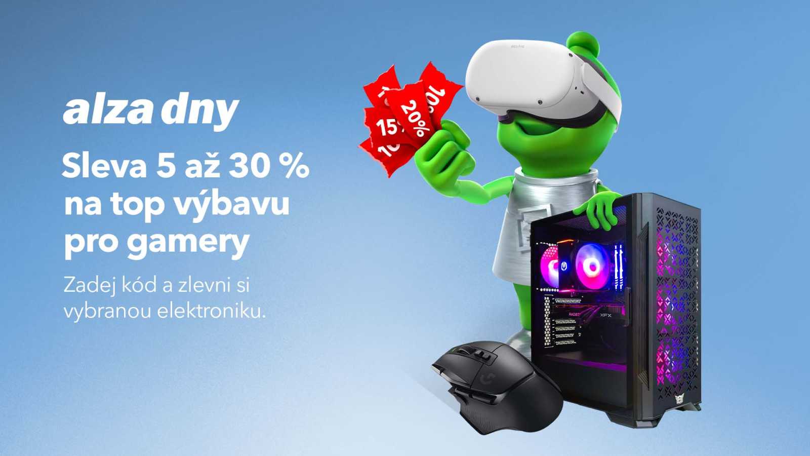 Šetříme na hardwaru s Alzou - Alza Dny Gaming trvají do konce března