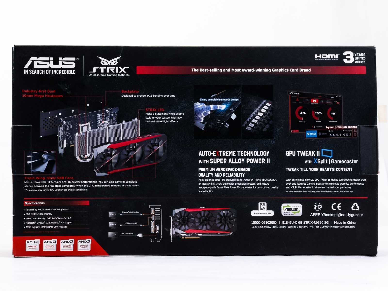 Asus Strix GeForce GTX 980 Ti a Strix R9 390 s DCU III v testu