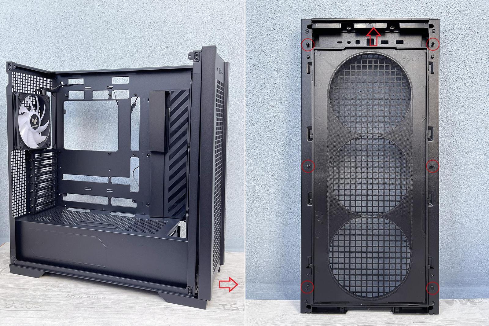 Test skříně ASUS TUF Gaming GT302 ARGB – chladná sebedůvěra