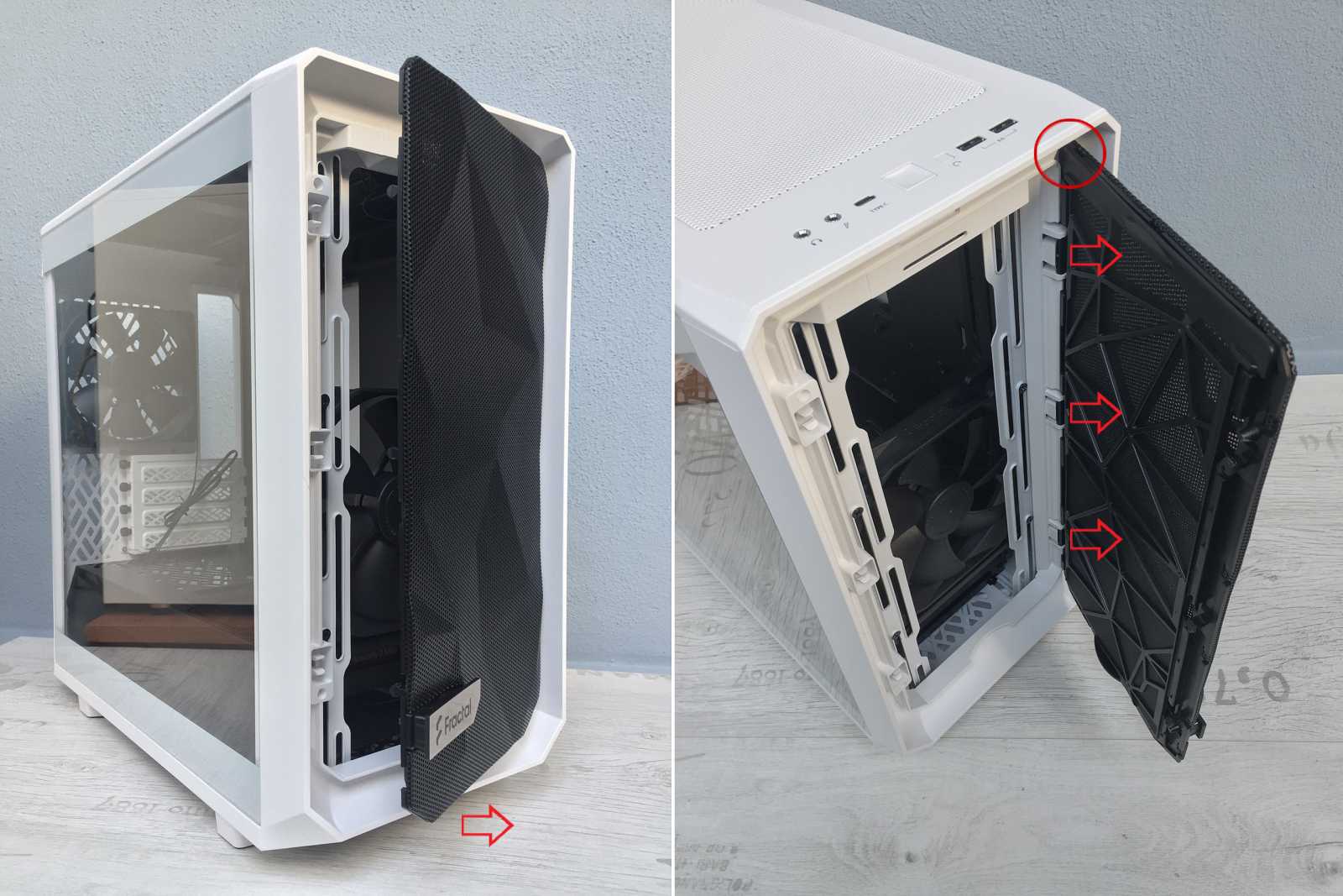 Test skříní Fractal Design Meshify 2 Mini a Define 7 Nano