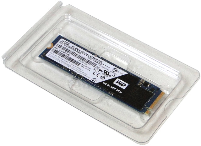 WD Black 256 GB: Nejlevnější M.2 SSD na trhu