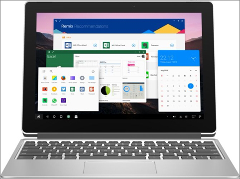 Novinky s Remix OS: Hybridní tablet i notebook