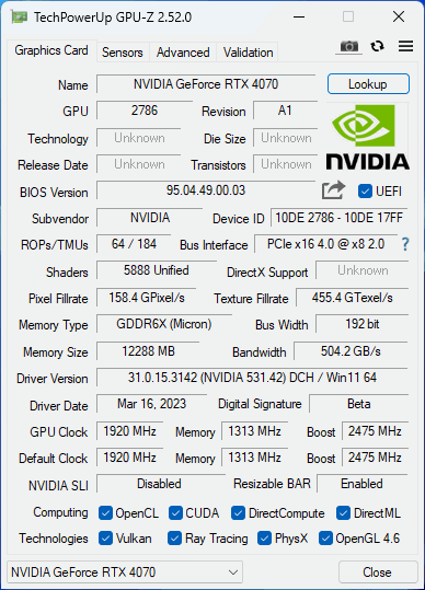 Nvidia GeForce RTX 4070 FE: Atraktivní mix za dobrou cenu