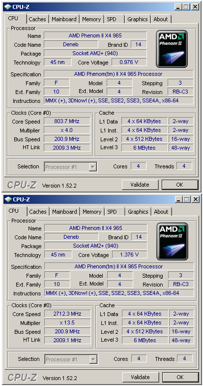 Phenom II X4 965 a 975 Black Edition - AMD zrychluje