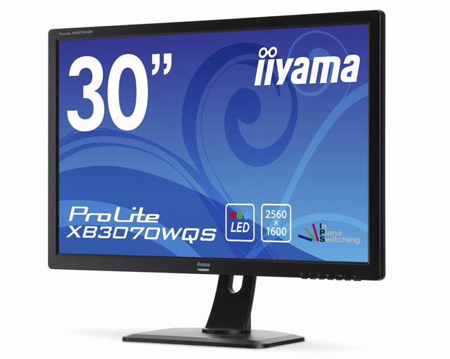 iiyama ProLite XB3070WQS: 30" LCD s typem panelu AH-IPS pro profesionály v oblasti grafiky