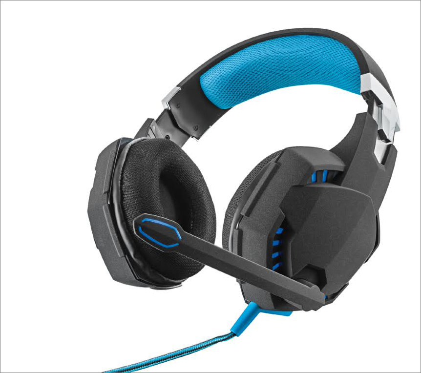 Herní headset Trust GXT 363 s prostorovým 7.1 zvukem a podsvícením