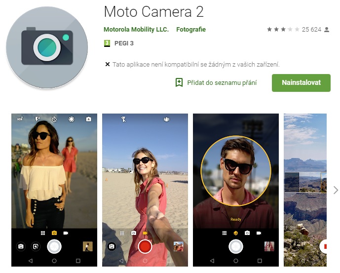 Aktualizace Moto Camera 2 přináší nové funkce