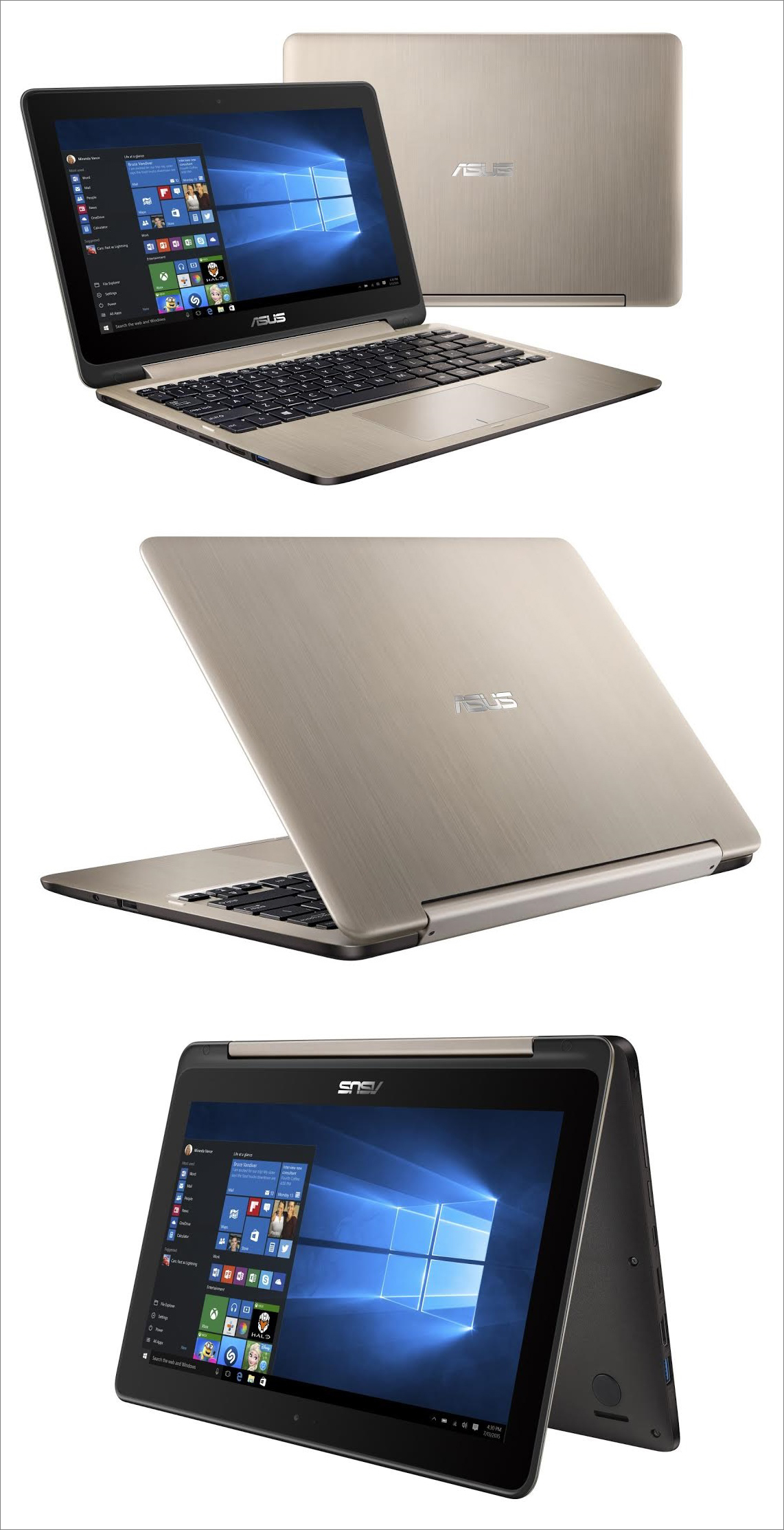 Asus představil notebook VivoBook Flip TP201 s otočným displejem