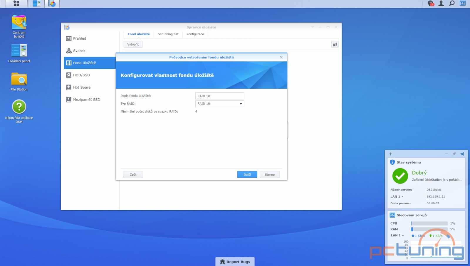 Synology DS918+: čtyřdiskový NAS domů i pro firmy