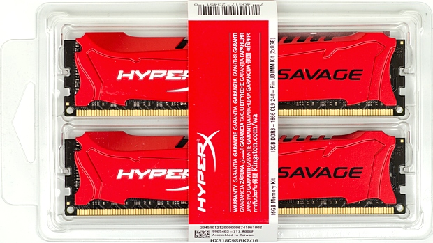 Test Kingston HyperX Savage: 16 GB kit na 1866 MHz (2× 8 GB) 