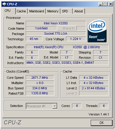 Intel Core 2 Quad Q9450 + Xeon X3350 - nejlepší čtyřjádra roku 2008?