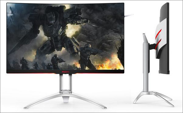 AOC AGON AG322QCX a AG272FCX: herní monitory s bezrámečkovým designem a zakřivením