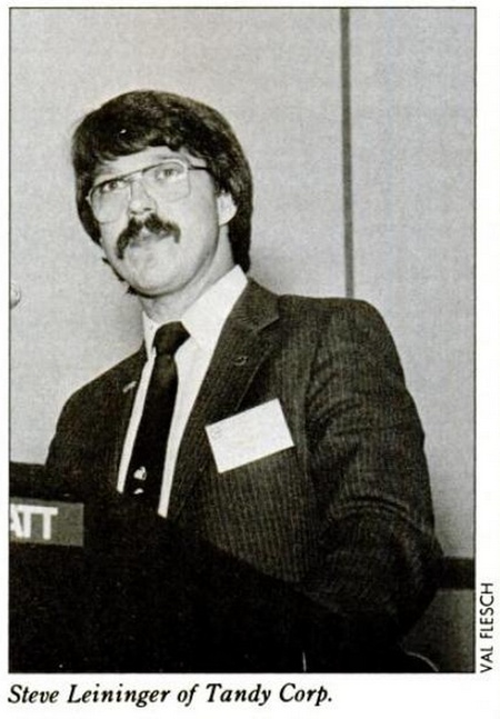 Steve Leininger, foto z rozhovoru pro InfoWorld, July 16, 1984