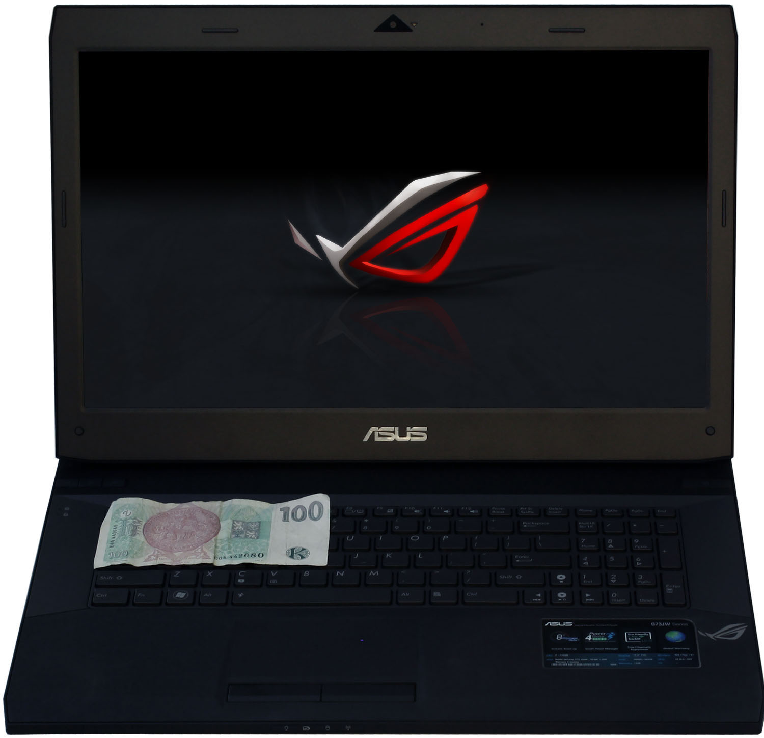 Asus ROG G73JW — herní obr s GTX 460M v podpalubí