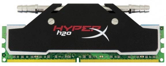 Kingston připravil luxusní vodou chlazené DDR3 operační paměti HyperX H2O