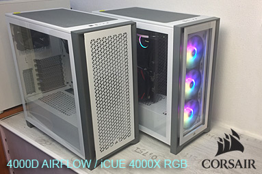 Skříně Corsair 4000D AIRFLOW a iCUE 4000X RGB v testu