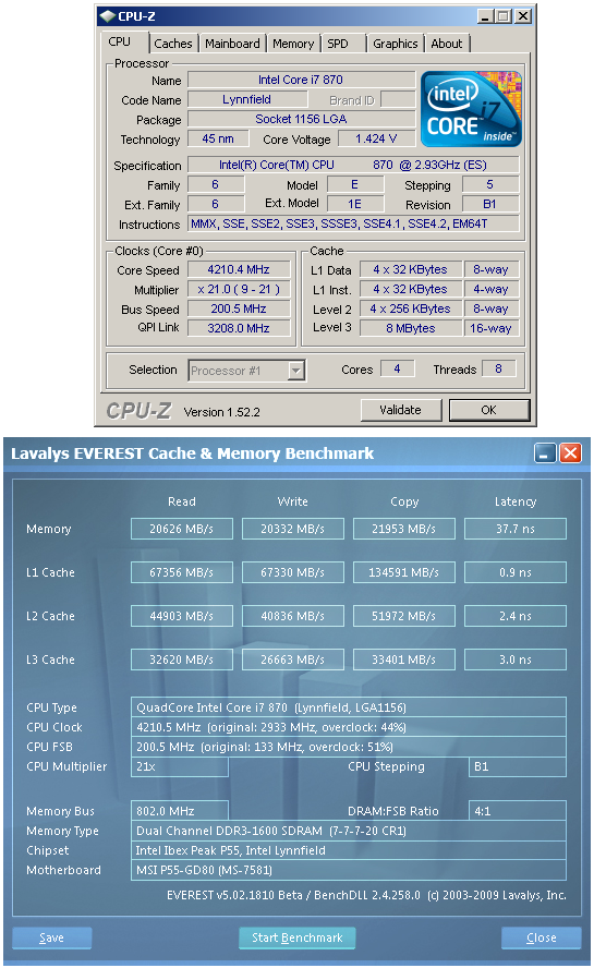 Core i7 800 a Core i5 700 - Nehalem už také ve střední třídě