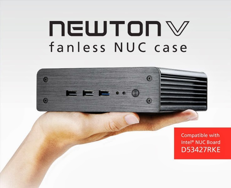 Akasa Newton V: Nová skříň pro Intel NUC