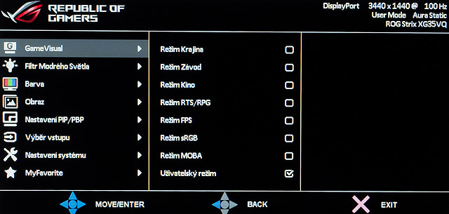 ASUS ROG Strix XG35VQ: pořádná brána do světa her