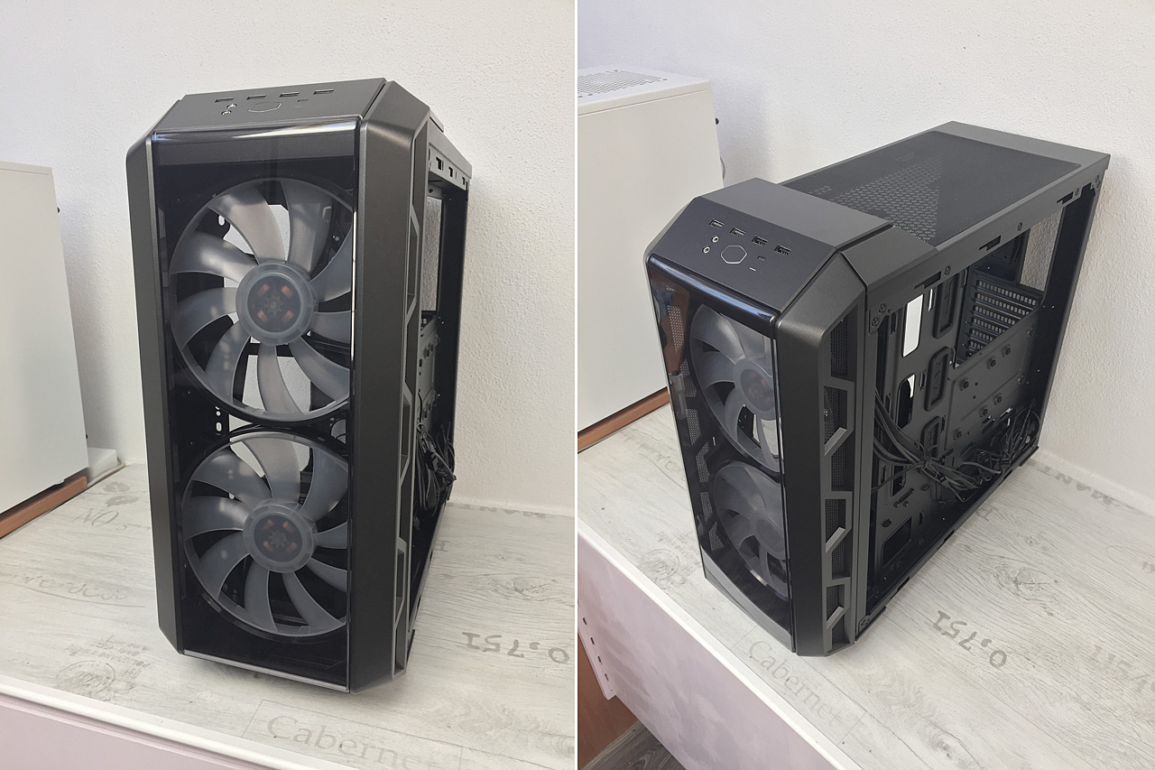 Cooler Master MasterCase H500 ARGB – nejnižší HAF