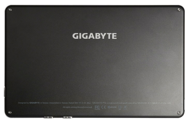 Gigabyte S1081: tablet s Cedar Trail v detailech