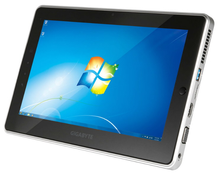 Gigabyte S1081: tablet s Cedar Trail v detailech